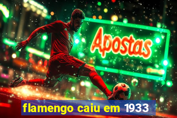 flamengo caiu em 1933